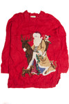 Vintage Red Ugly Christmas Sweater 62464
