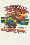 Vintage 1983 "Truckin Inta Summer" Raceway Park T-Shirt 9582