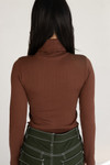 Seamless Ribbed Turtleneck