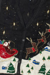 Santa's Sleigh Ugly Christmas Vest 61585