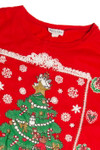 Vintage Red Christmas Sweatshirt 62477