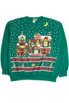 Vintage Green Christmas Sweatshirt 62479