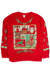 Vintage Red Christmas Sweatshirt 62480