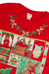 Vintage Red Christmas Sweatshirt 62480