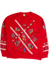 Vintage Red Christmas Sweatshirt 62482