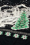Snowy Town Ugly Christmas Sweatshirt 61607