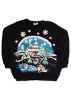 Vintage Black Christmas Sweatshirt 62485