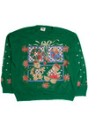 Vintage Green Christmas Sweatshirt 62487