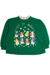 Vintage Green Christmas Sweatshirt 62493