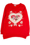Vintage Red Christmas Sweatshirt 62498