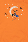 Crescent Moon Witch Halloween Sweatshirt