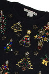Vintage Black Ugly Christmas Sweater 62520