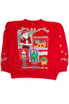 Vintage Red Christmas Sweatshirt 62540