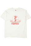 Vintage 1995 Lipton Tea "40 Years In Suffolk" T-Shirt