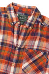 Orange Woolrich Flannel Shirt