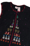 Vintage Black Ugly Christmas Vest 62569