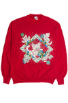 Vintage Red Christmas Sweatshirt 62571
