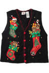 Bears In Stockings Ugly Christmas Vest 61634