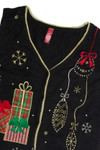 Vintage Black Ugly Christmas Vest 62579