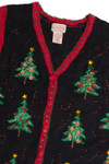 Vintage Black Ugly Christmas Vest 62582