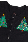 Vintage Black Ugly Christmas Vest 62594