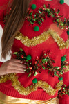 All Over Tinsel Christmas Sweater