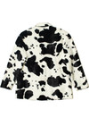 Vintage Cow Print Karen Kane Chore Coat