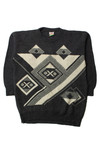 Vintage Shetland Wool Diamonds Sweater (1980s)