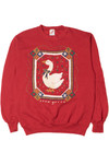 "Snow Goose" Ugly Christmas Sweatshirt 61653