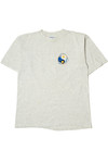 Vintage Yin Yang Sun & Moon Dolphin Graphic T-Shirt