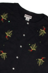 Vintage Black Ugly Christmas Cardigan 62659