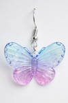 Pastel Iridescent Butterfly Earrings
