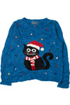 Festive Cat Ugly Christmas Pullover 61686