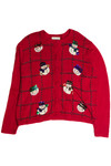 Vintage Red Ugly Christmas Cardigan 62721