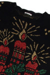 Vintage Black Ugly Christmas Sweater 62766