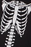 Skeleton Rib Cage Long Sleeve Tee