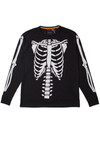 Skeleton Rib Cage Long Sleeve Tee