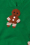 Gingerbread Friends Distressed Sweater