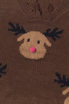 Reindeer Pals Distressed Sweater
