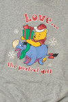 Vintage "Love... The Perfect Gift" Winnie The Pooh & Eeyore Ugly Christmas Sweater