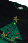 Vintage Black Ugly Christmas Sweater 62825