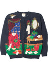 Vintage 1994 Letters To Santa Hand Embroidered Ugly Christmas Sweater