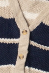 Vintage Knit Striped Christopher & Banks Vest
