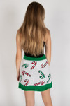 Christmas Candy Cane Sweater Skirt