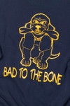 Vintage "Bad To The Bone" Del Val Soccer Jerzees Sweatshirt