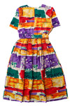 Vintage Sabino Multicolor Dress (1980s)