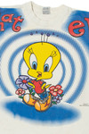Vintage 1996 "What Ever" Tweety Bird Looney Tunes T-Shirt