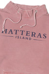 Vintage "Hatteras Island" Turtleneck Kangaroo Pocket Sweatshirt