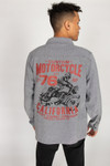 Long Sleeve Motorcycle Button Up Shirt