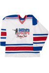 Vintage "USA Hockey Club" "Milberg" #12 Hockey Jersey
